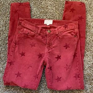 Current Elliott Skinny Corduroy Jeans